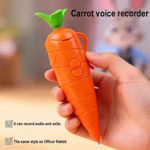Cute Carrot-Shaped Ballpoint Pen, Student Writing Tool, Ideal for School Supplies, Jodie Animal Stationery Series, Press to Write