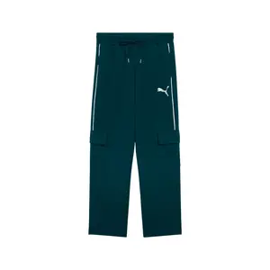 PUMA Mens Sport Pack Relaxed Drawstring Cargo Pants Casual - Green