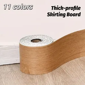 5m/10m 1 roll super thick self-adhesive PVC wallpaper - Heavy duty tear-off floor and wall protection strip, skirting boards dado rail, bathroom, stairs, cabinets - Environmentally friendly - Easy to install - Ideal for home decoration