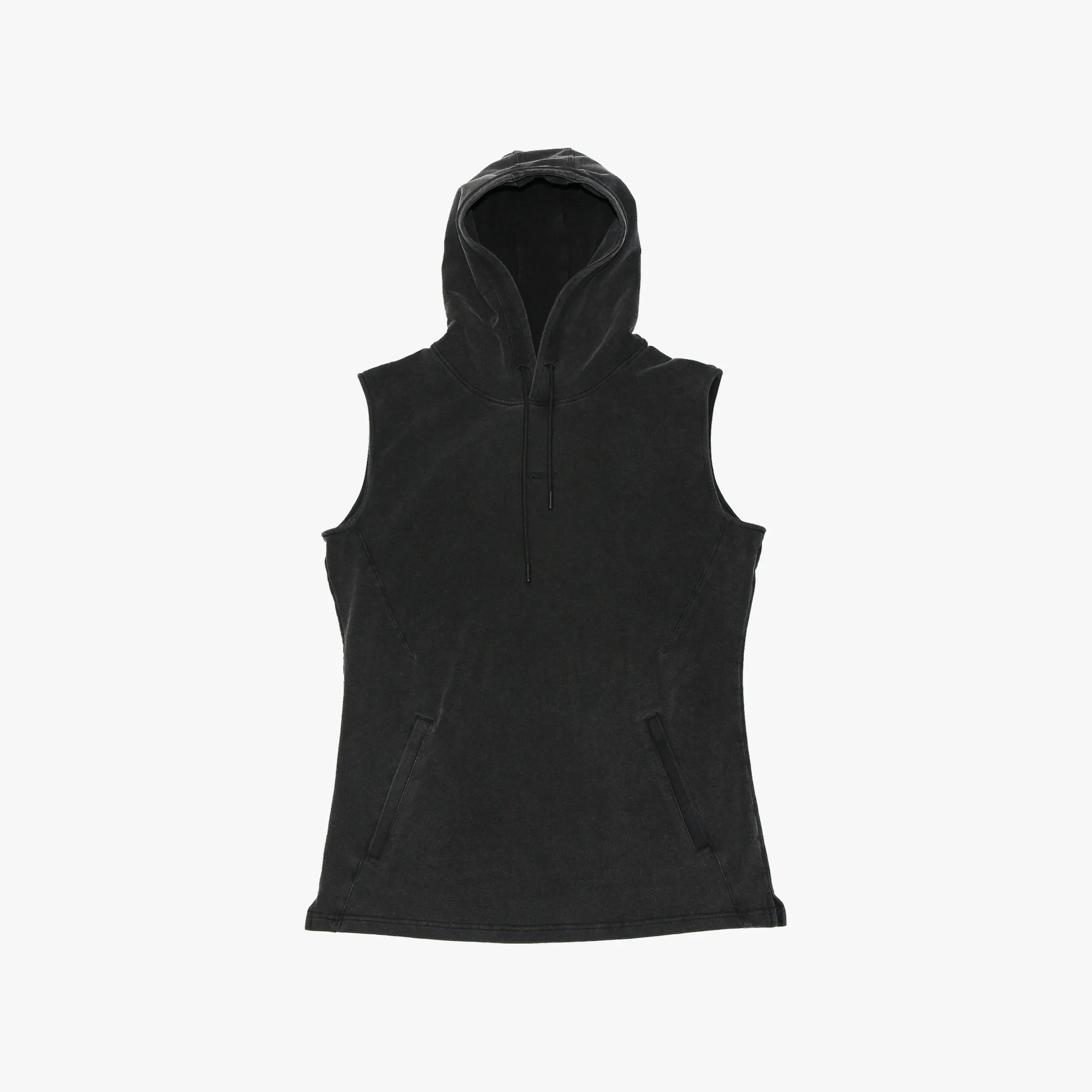 FADED SLEEVELESS HOODIE