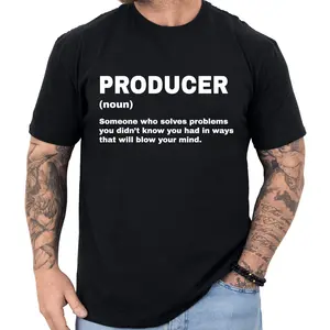Producer Definition T-Shirt Funny Producer Gifts Profession Shirt Men & Women