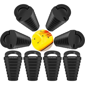 Small Kayak Scupper Plugs Kits Scupper Plugs Drain Holes Stopper with  Handle Universal Kayak Plugs for sit  top Scupper Plugs for Kayak Canoe Boat (8Pcs)