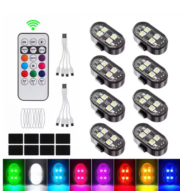 Wireless LED Car Light - Vehicle Interior Lighting Accessory