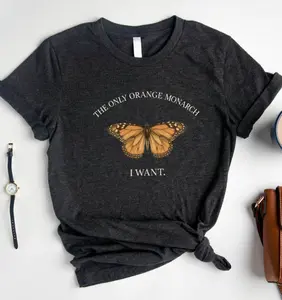 The Only Orange Monarch I Want Shirt, Anti Monarchy Shirt, Pro Democracy T-Shirt, Anti Authoritarianism Tee, Resist Tee, FDT, Full Sizes, Full Colors