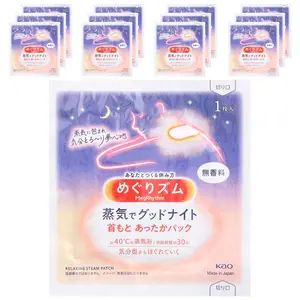 Megrhythm Kao, Relaxing Steam Patch, Neck Warming Pad , 12 Sheets