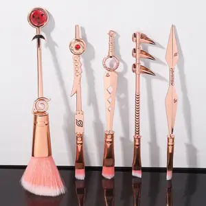 Pink Naruto Makeup Brush Set