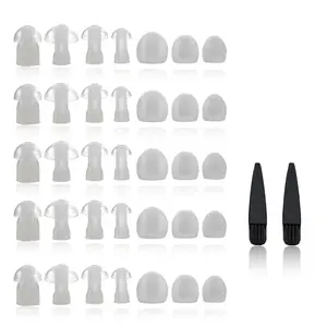 Universal Silicone Earbud Domes – Replacement Tips for Sound Amplifiers & Earphones (S, M, L, Audio Headset