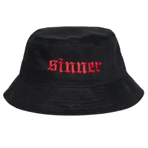 Sinner Black Bucket Hat