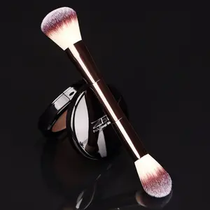 1pcs/8pcs/20pcs Makeup Brush Set, Champagne Color Powder Brush Blush Eyeshadow Brush Dual-Ended, Beauty Tool Kit for Women, Cosmetic Brush Set