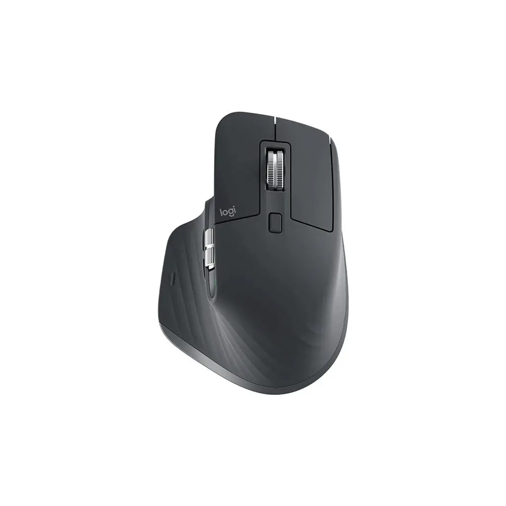 Logitech MX Master 3S Wireless Bluetooth Mouse - Black, Precision Click, Excellent Condition