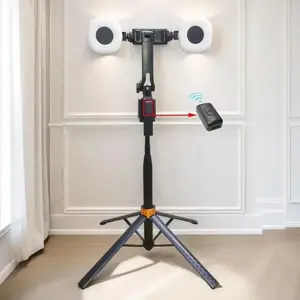 360° Rotatable Selfie Stick Tripod, 70.9 Inch Rechargeable Wireless Smart Face Tracking with Dual Lights, Auto Face Tracking Phone Stand for Vlog Live Streaming