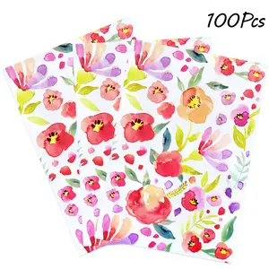 Poly Mailers,Cute Print Shipping Bags for Clothes 9.8x14.8Inch 100 Pack Fashionable & Durable&Self-Seal &Waterproof,Shipping Bags for Express Delivery,Mailing Bags,Back To School,Gift Bags,Party packaging bag