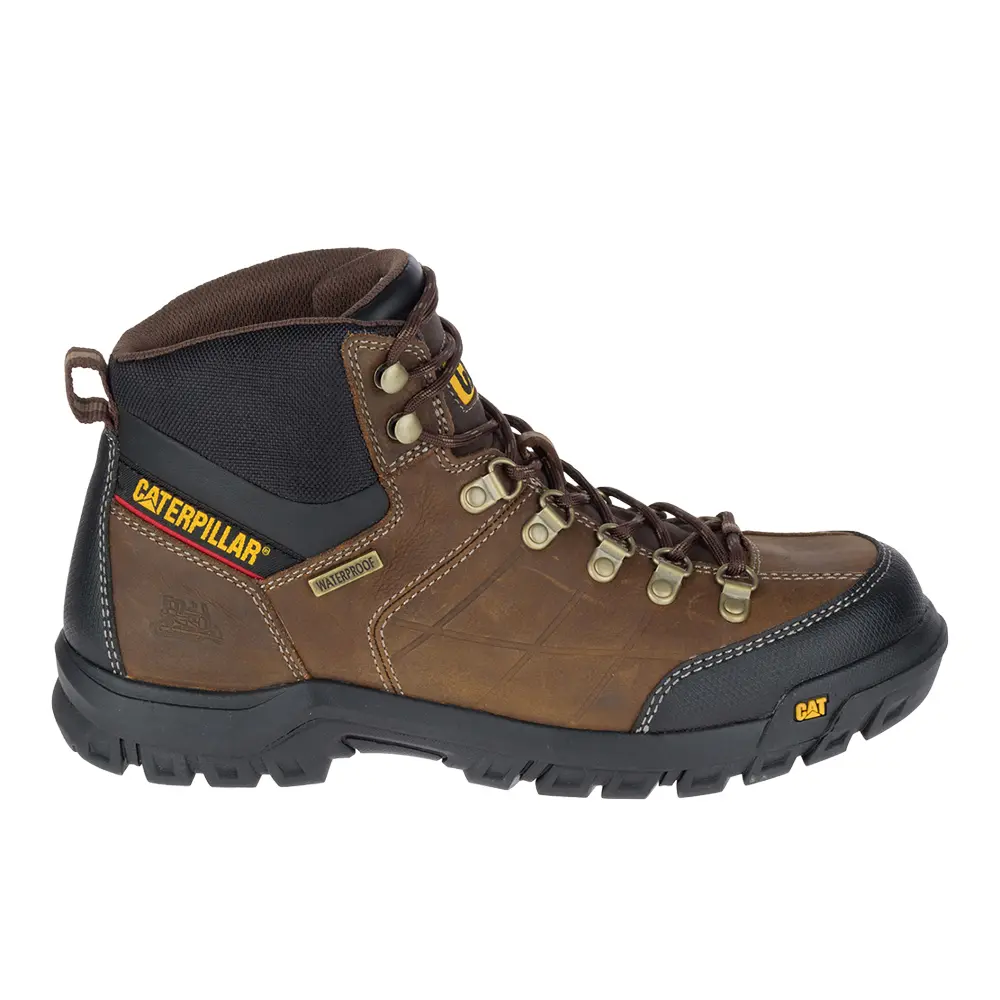 Caterpillar Mens Threshold Waterproof Electrical Soft Toe Work/Duty - Black, Brown Caterpillar Mens Threshold Waterproof Electrical Soft Toe Work/Duty - Black, Brown