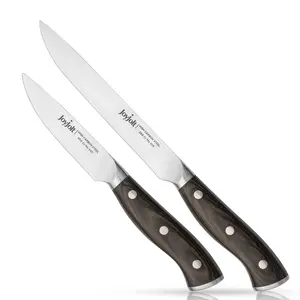 JoyJolt 2-Piece Utility Knife High Carbon Steel Kitchen Knife