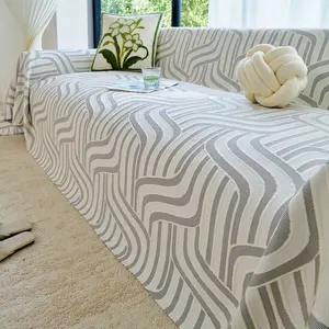 1count Spring Summer Cool Fox Tail Sofa Cover, Anti-Scratch One-Piece Sofa Pad Cover, Durable and Colorfast, Suitable for All Seasons