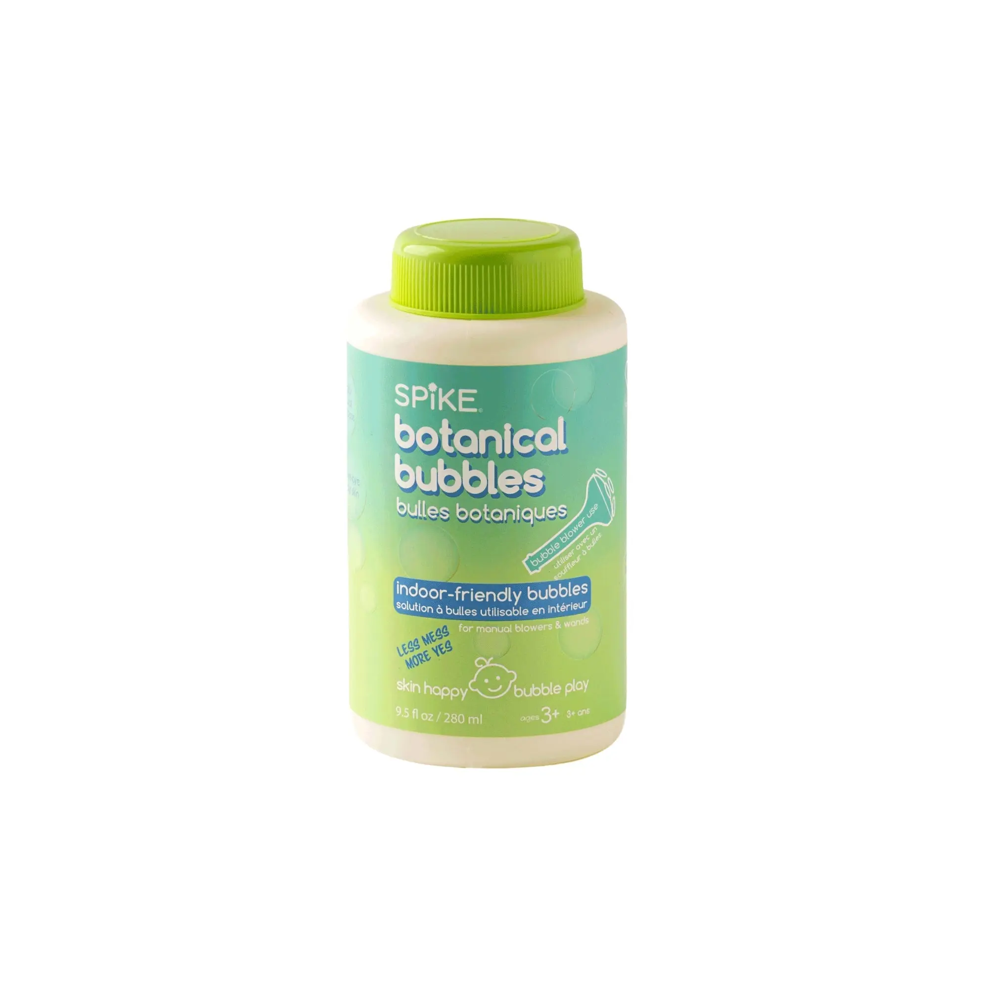 (New) Spike Botanical Bubbles 9.5 fl oz (280ml) Refill for Bubble Blower Use