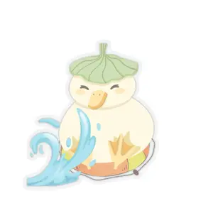 Cute Duck Float Sticker