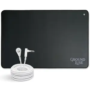 Grounding Mat by GroundLuxe - Universal Grounding Pad - For Use in Earthing Routines, at Work & at Home