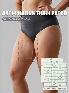 10 pieces of 8-centimeter anti-slip protective bands, used for thigh inner-side protective stockings, invisible seamless thigh bands, preventing abrasions on the inner side of the thighs during exercise, suitable for running, sports, marathons, and walki
