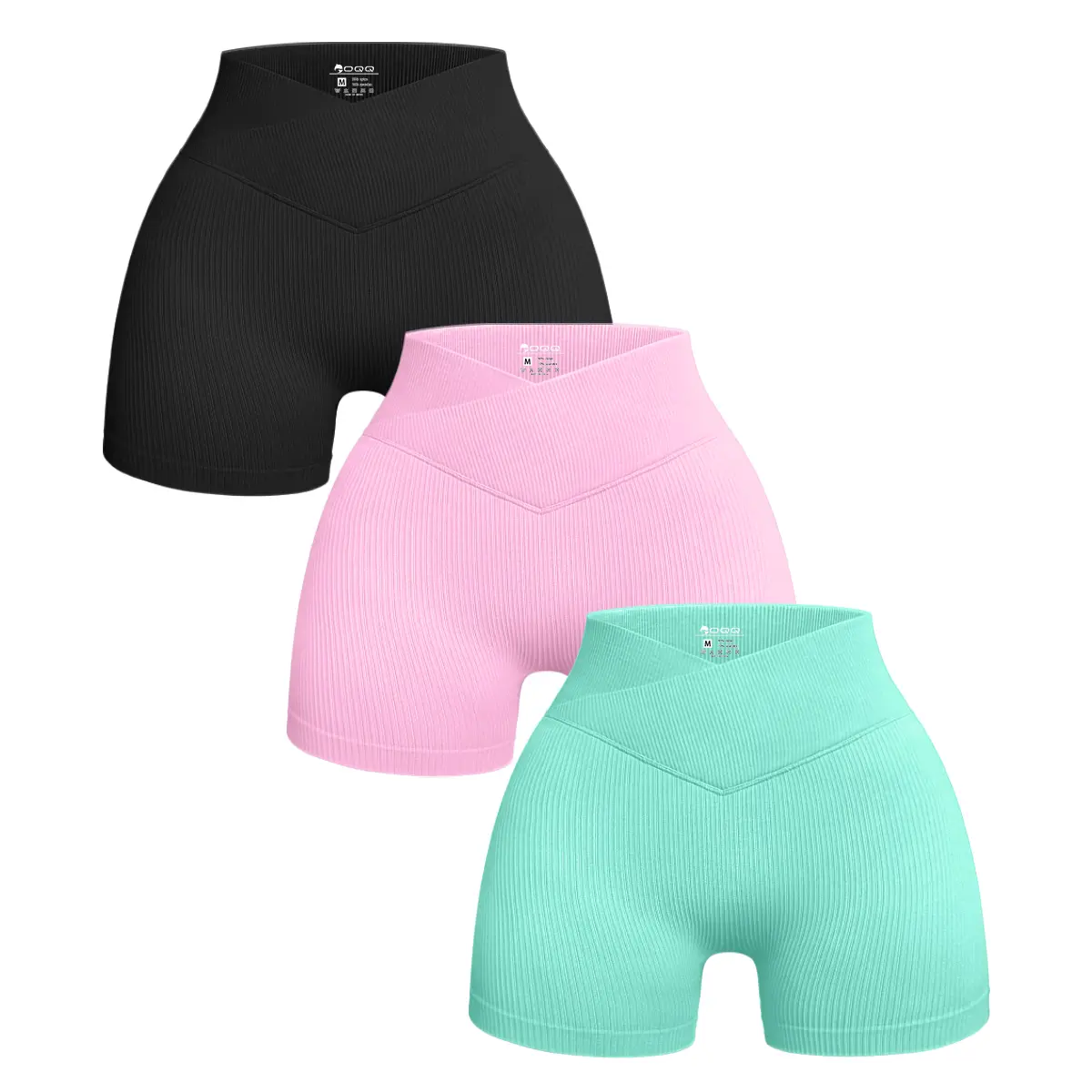 Black,Mint green,Pink