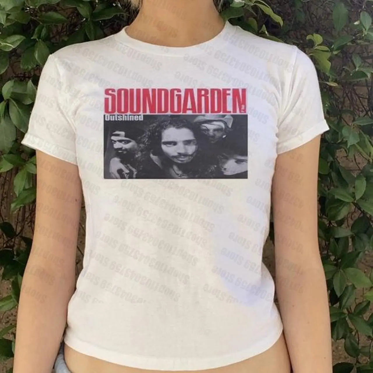 90s Vintage Women Crop Tops Slim Aesthetic Letter graphics Grunge Crop Tops Grunge Baby T-shirt vintage Short Sleeve T-shirt Y2k