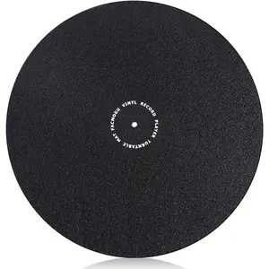 12 Inch  Turntable Slipmat, Anti Vibration Record Platter Mat for Phonograph LP Vinyl Player