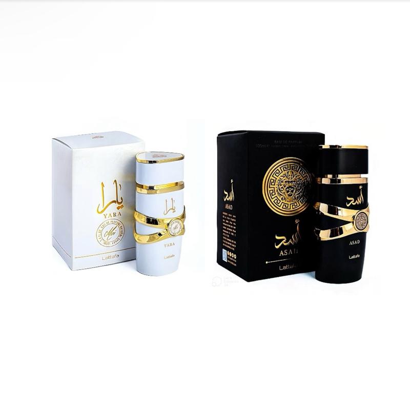 Lattafa Yara white + Lattafa Asad 3.4 fl.oz | Bundle | value bundle