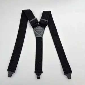 3.8cm Heavy Duty Y-Back Work Suspenders Invisible Clip-On Adjustable Shoulder Straps For Men Women Industrial Utility