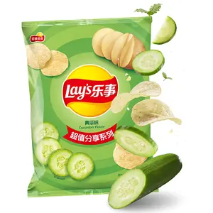 Lay's Potato Chips Cucumber Flavor 70 g - Crispy Snack from China Lay's Potato Chips Cucumber Flavor 70 g - Crispy Snack from China
