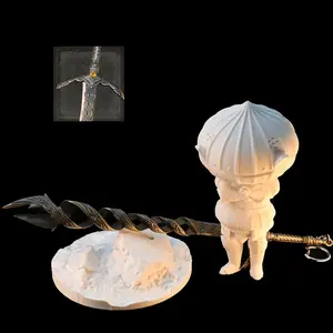 Elden Ring "Godslayer's Greatsword" Gaming Model Toys Collection Gift Party Supplies Desk Decoration Backpack Pendant Gift