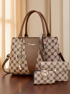 Women's Luxury High-End Printed Handbag Set, Commuter Casual Versatile Bag, Shoulder Crossbody Multiple Wearing Methods, Mother's Day Gift