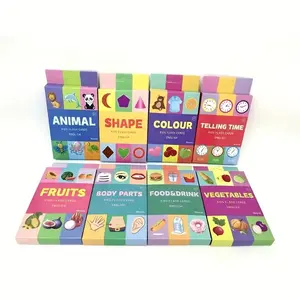 36 Learning Flashcards Animal Shapes Colors Fruits Vegetables Daily Food Teaching Aids Cognitive Development Kids Educational Toys Visual Stimulation Cards