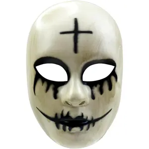 The Purge Cross Mask Anarchy Movie Mask Horror Killer Masked Halloween Costume Party