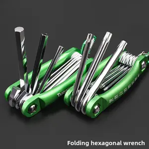 Professional Hex Key Set Foldable Allen Wrench Tool Kit for Automotive Repair and Home Improvement
