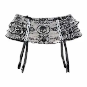 Cute skull mini skirt