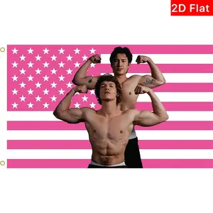 2D Flat Banner 1pc Heated Rivalry Flag, Design Polyester, Barton Wall Decor for Bedroom, No Power Required