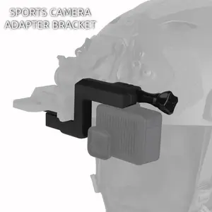Sport Camera Adapter Mount, Compatible with Wilcox G19 L4g24 Tactical Helmets, Durable Outdoor Gear Accessory, Perfect for Adventure Activities