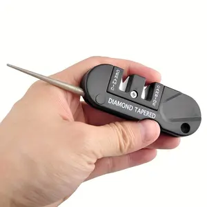 4-in-1 Portable Sharpening Tool, Knife Sharpener For Outdoor Camping And Hiking Survival Gear
