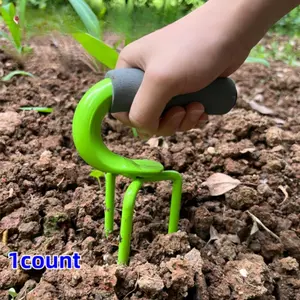 Manual Garden Fork, Durable Manual Gardening Tool, Garden Hand Tool for Planting Potato, Onion & Carrot, Garden Tool for Home Garden