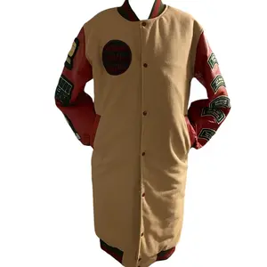 Nightmare on Vert St.  Longline Varsity Jacket  Trench