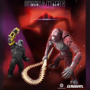 Creative Action Figure Desktop Ornament, Unique Gorilla Model for Office Display, Fun Collectible Decor for Home & Office