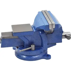 5 Inch Bench Vise with 360 Degree Swivel Locking Base Bench Clamp, Fit for Clamping Fixing Equipment Home or Industrial