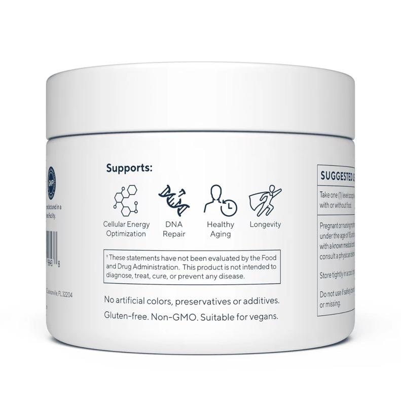 Renue by Science Pure NMN Fast Dissolve Powder 100 Grams Beta Nicotinamide Mononucleotide Dietary Supplement