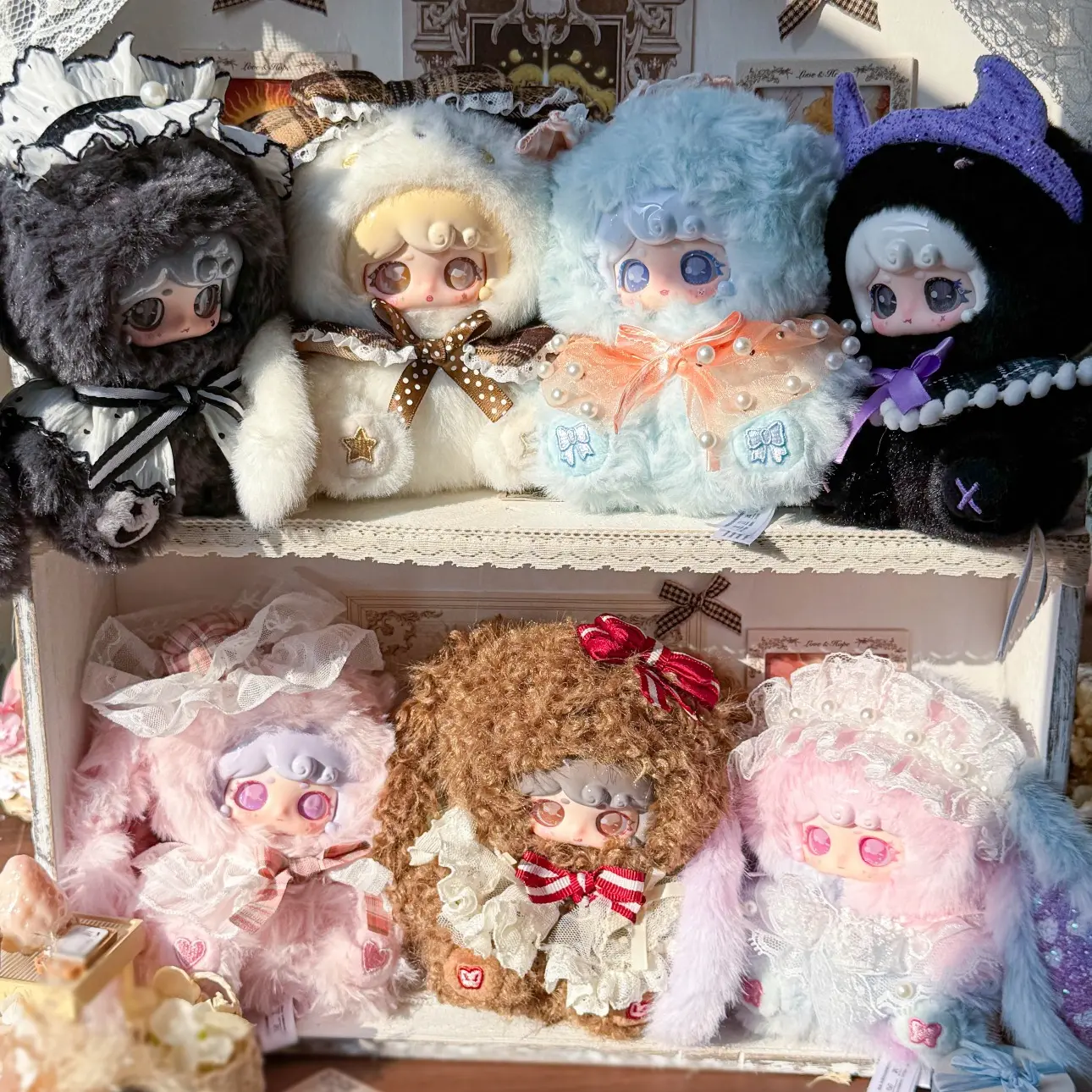 Milova Lolita’s Dream Series Plush Blind Box, Cute Kawaii Collectible Plush Doll, Surprise Toy Gift for Collectors