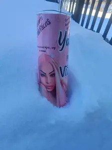 skinny tumbler 20 onz Yailin la mas viral