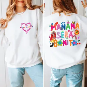 Manana Sera Bonito Hoodie, Karol G Heart Sweatshirt, Karol G Shirt, Gift for Her, Manana Sera Bonito Album Shirt, KaroL G Gift