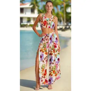 Split Pants 2 Pc Set