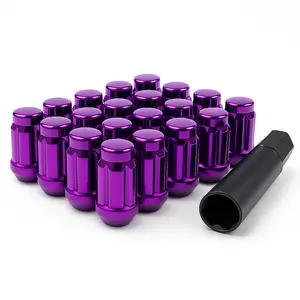 Spline Drive Tuner Lug Nuts 12x1.50 Purple