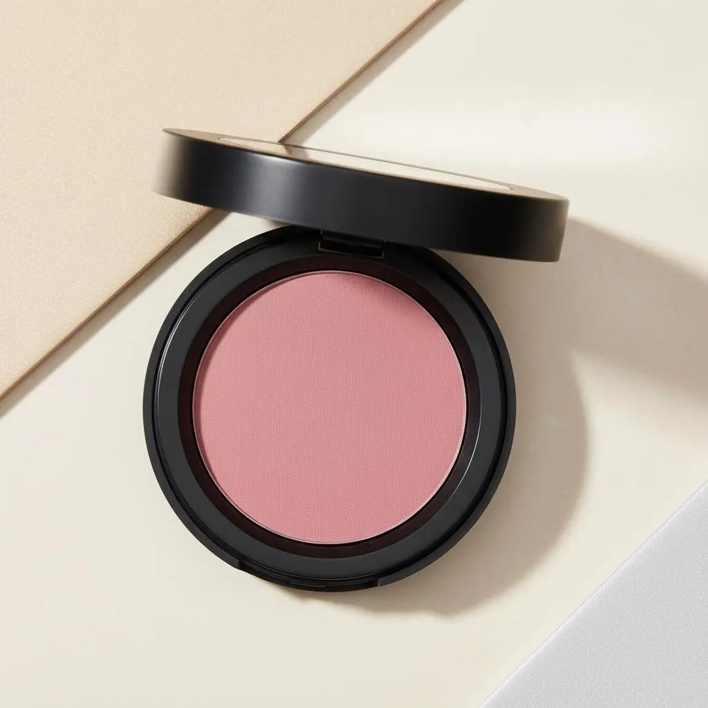 G Skin Talc-Free Titanium Single Pan Pressed Pigment Blush Compact, 4.5g, Silky Triple-Milled, Hypoallergenic, Cruelty-Free, Matte, Blendable Buildable Brush-On Carmine Blush Makeup for Natural Look, Pigmented Blush