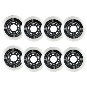 Player's Choice Indoor Roller Hockey Wheels 76mm Apples 78A 8-Pack